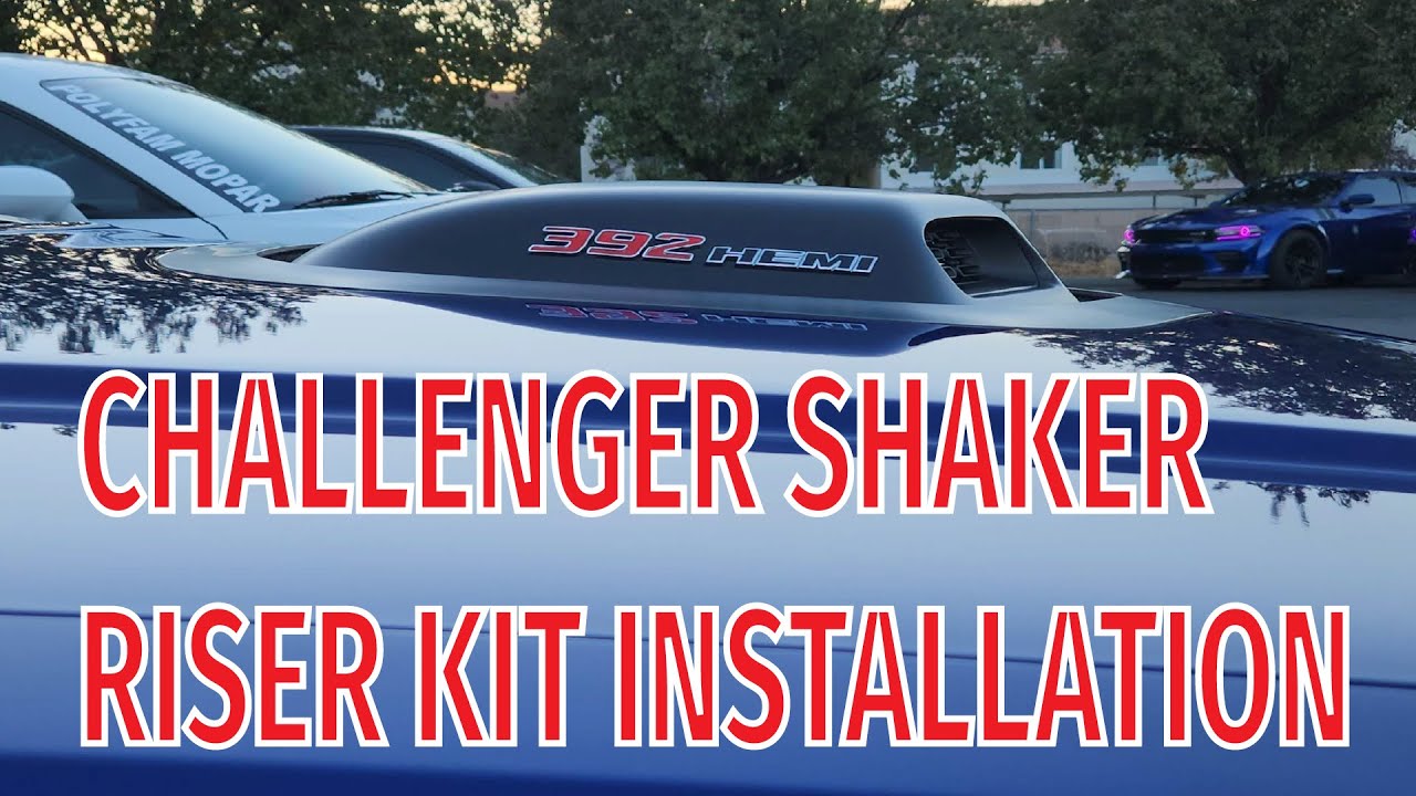 Dodge Challenger 392 Shaker Riser Kit Installation