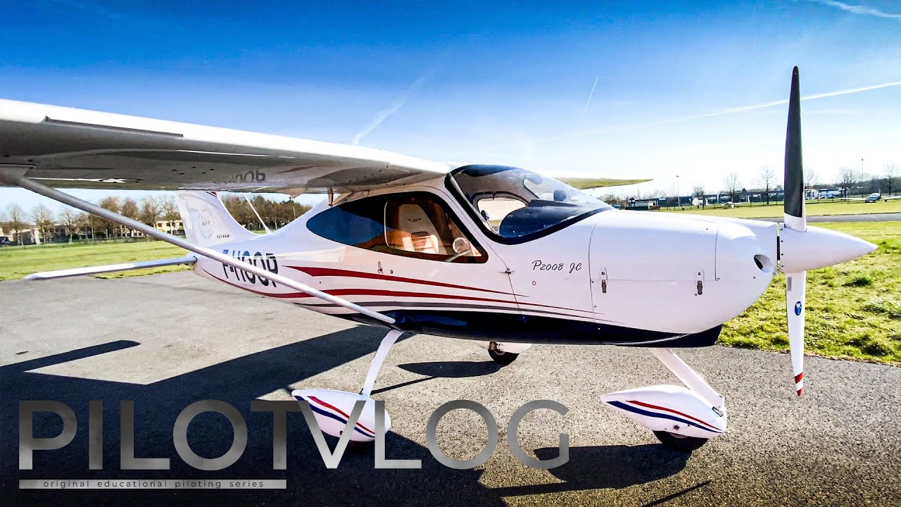 Back to Piloting! Windy Touch & Go's incl. Go Around (Tecnam P2008 PV2)