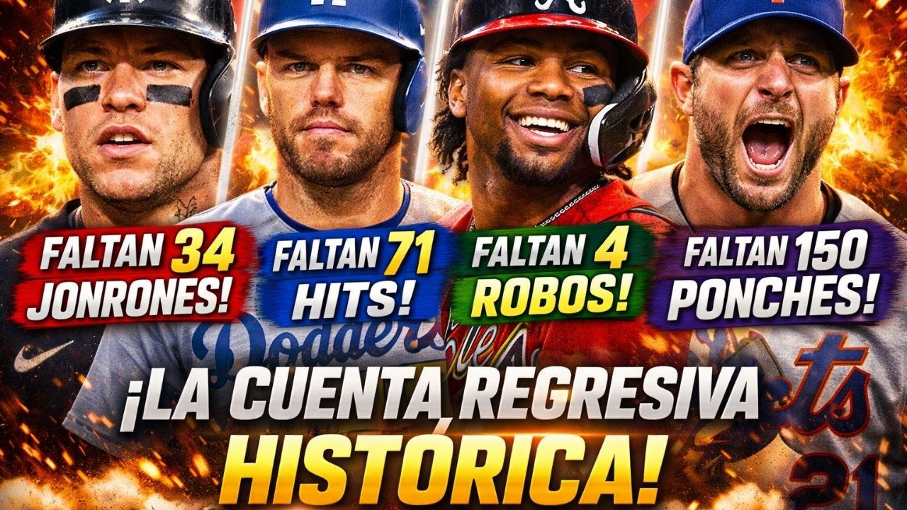 LA CUENTA REGRESIVA HISTÓRICA YA EMPEZÓ! 🚨 Estos jugadores van por 400 HR y 2,500 HITS en la MLB
