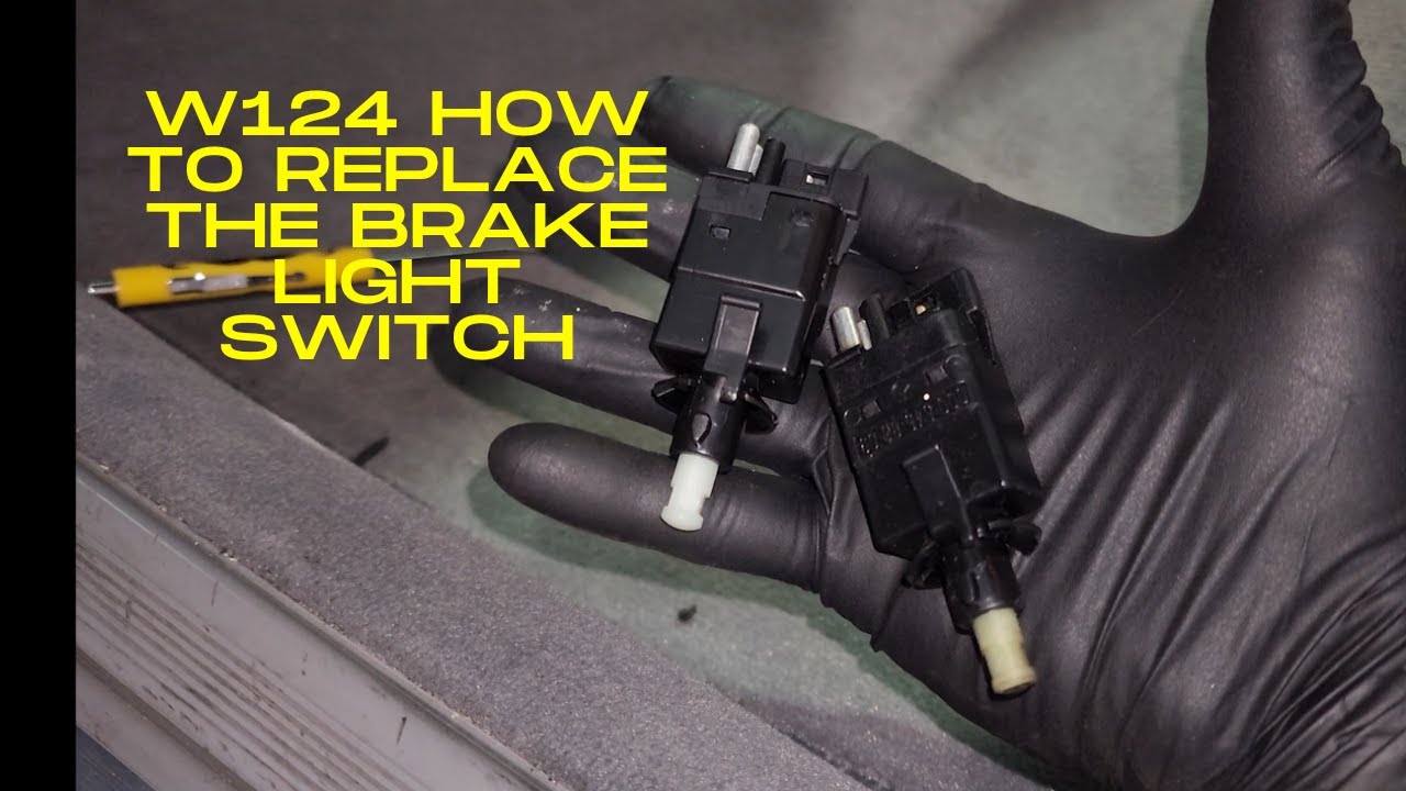 W124 Brake Light Switch Replacing