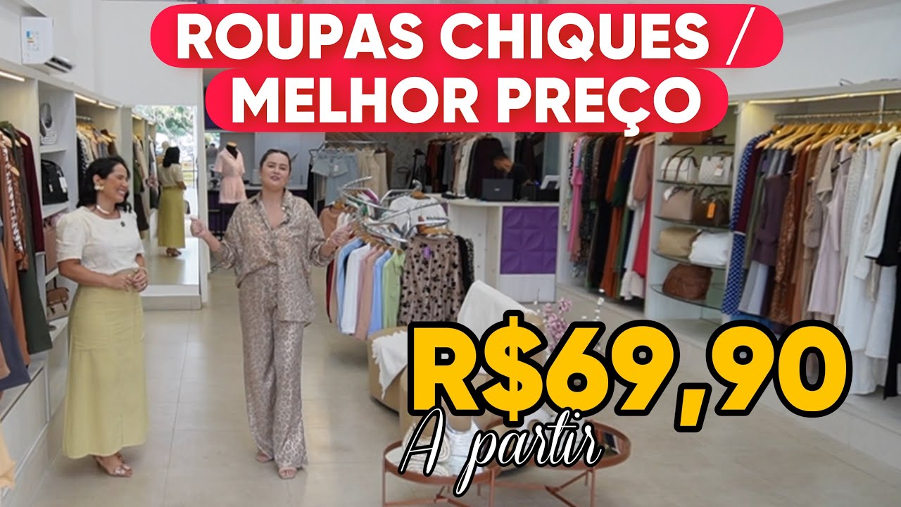 😍Roupas chiques e acessíveis / EU AMEI ESSA LOJA.