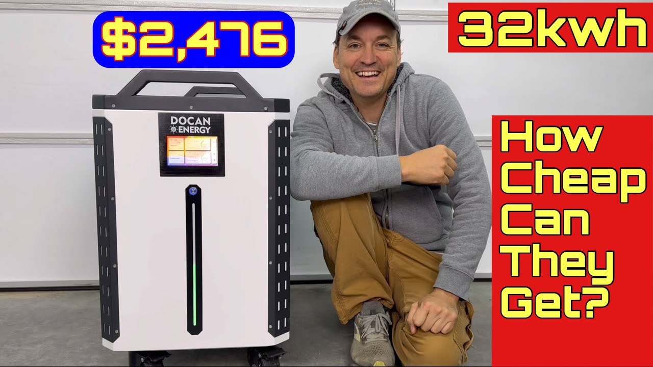 Огромная ёмкость! Новый аккумулятор Docan Panda 32 кВт·ч, обзор и тестирование, недорогой вариант...