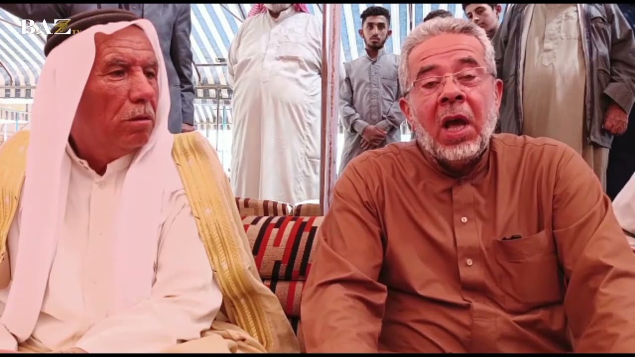 وليمة عشائرية  في مضارب قبيلة السادة المعامرة بالرقة،  اثر تنصيب لشيخ
