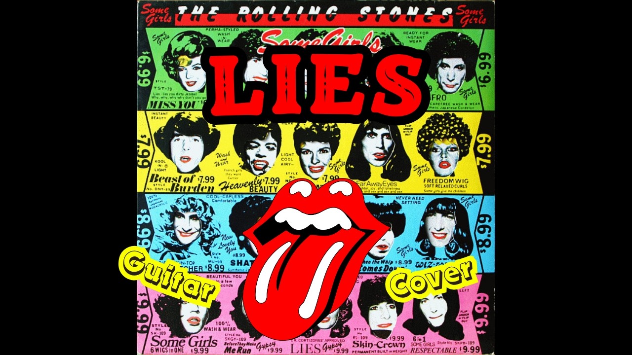 The Rolling Stones - Lies (All Guitar Parts Cover)