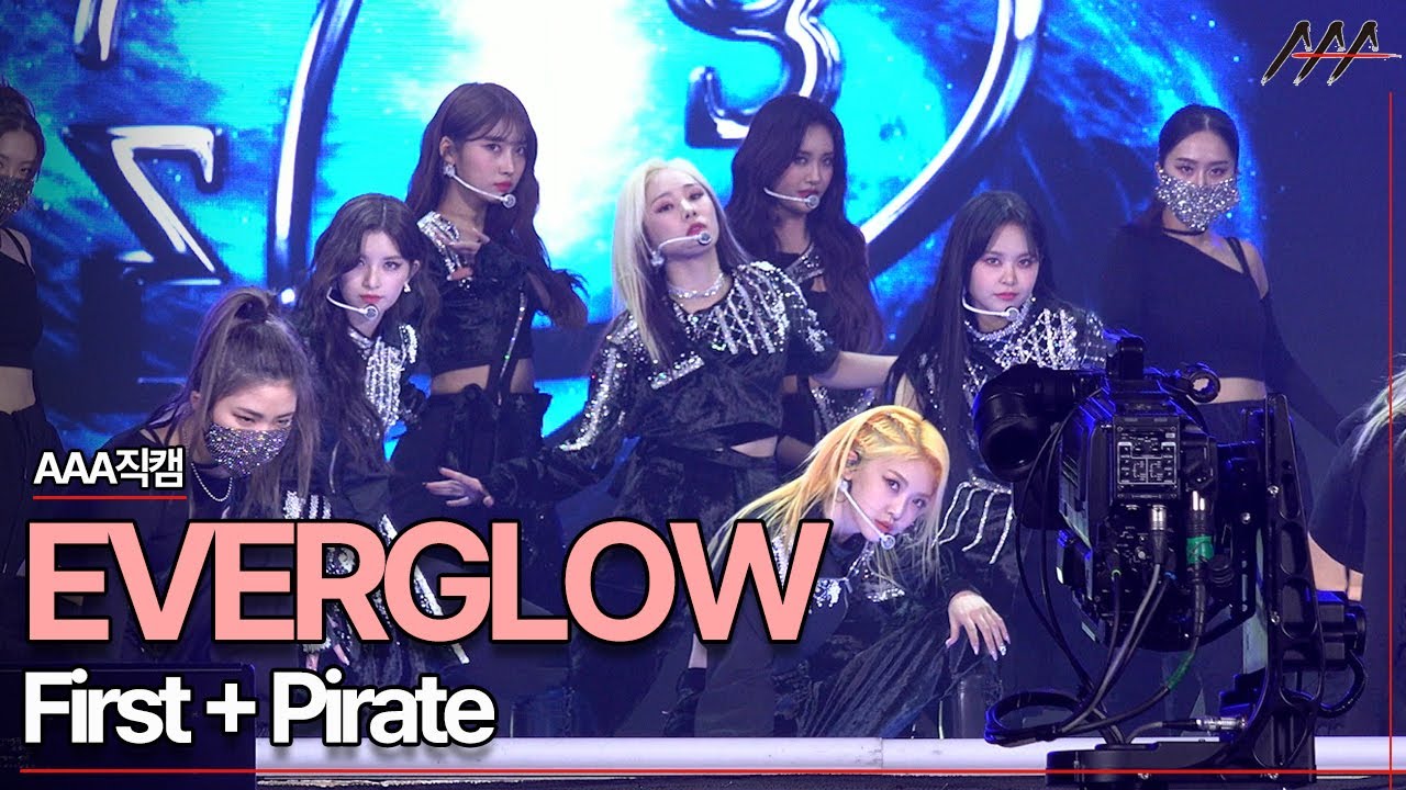 2021 AAA Official Stage Fancam 'EVERGLOW' - First+Pirate 에버글로우 무대 직캠 [2021 Asia Artist Awards]★