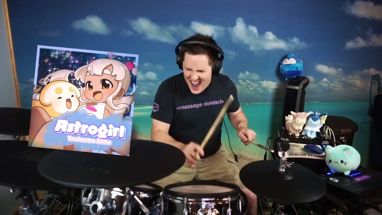 The8BitDrummer - Drum Cover of “Astrogirl” by Tsukumo Sana!