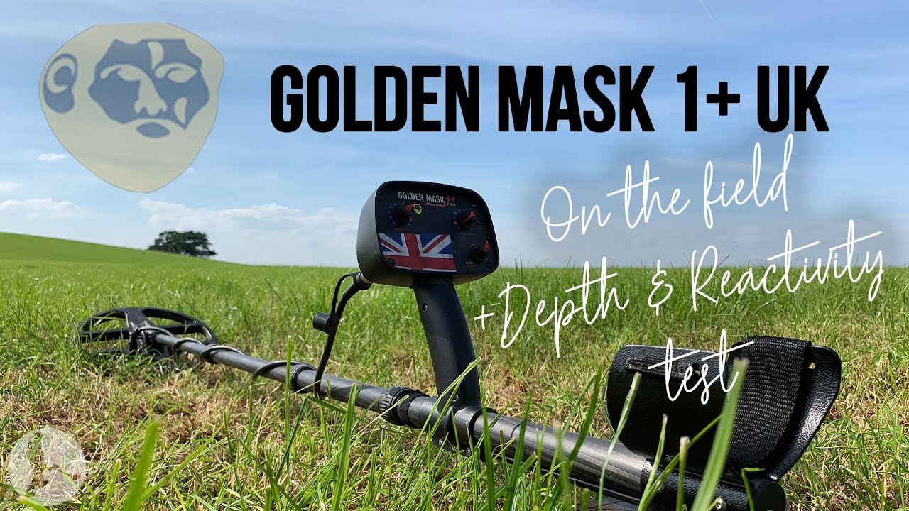 On the field with the Golden Mask 1+ UK plus depth and reactivity test - UK metal detecting
