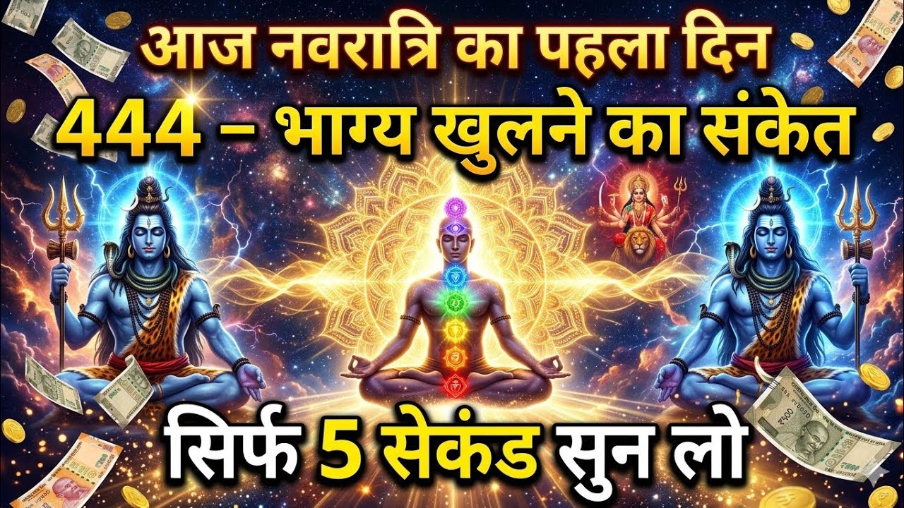 108🕉️आज नवरात्रि Day 1 🚨444 दिखा तो समझो भाग्य खुल गया सिर्फ 5 सेकंड सुन लो! Mahadev Ji Ka Sandesh 🌈