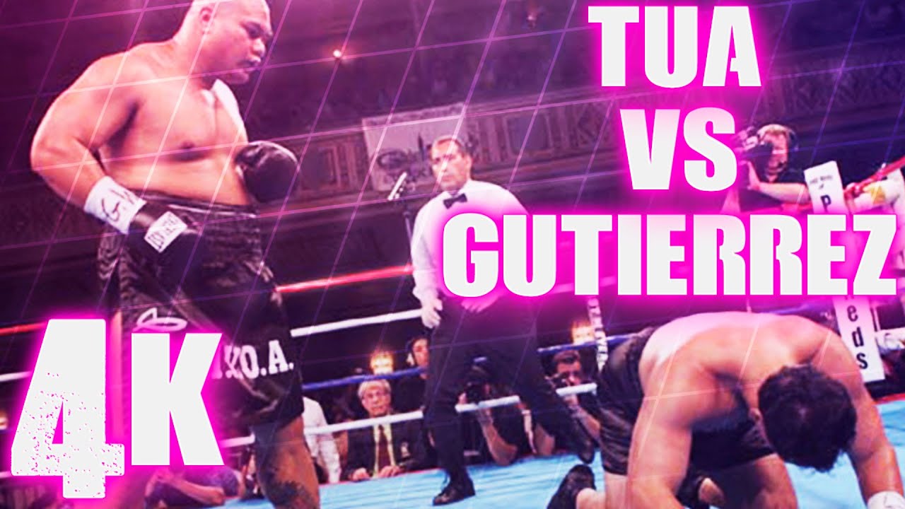David Tua vs Edward Gutierrez (Highlights) 4K