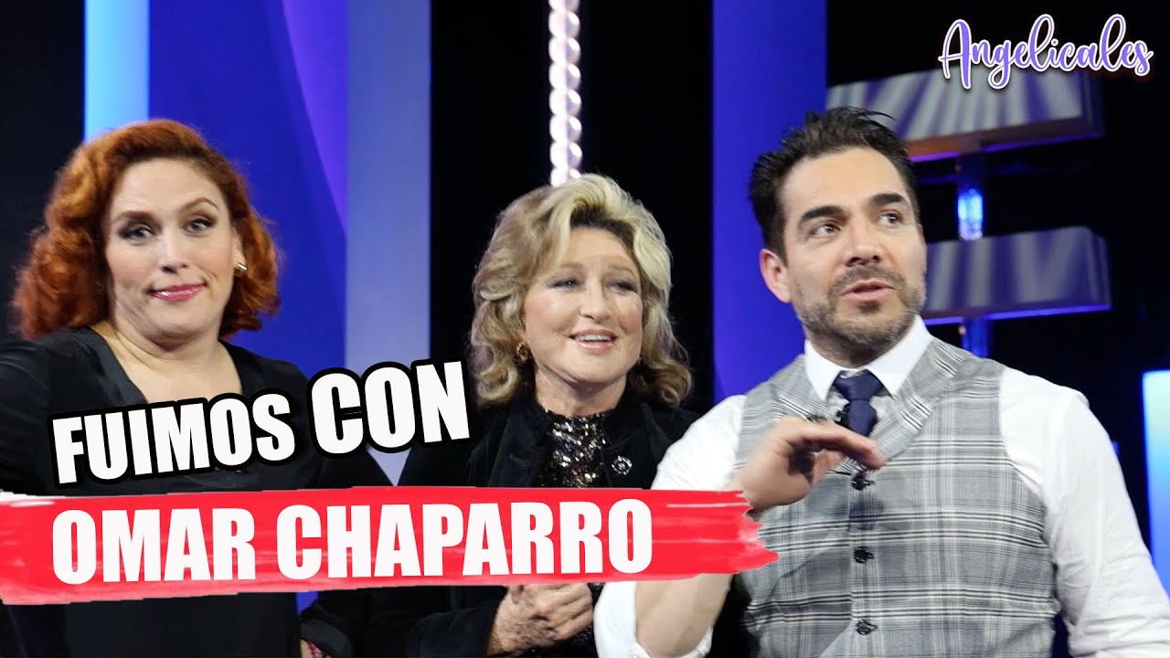 Fuimos al Show de Omar Chaparro 😂 tunight DETRÁS DE CAMARAS Angélica Vale y Angélica María