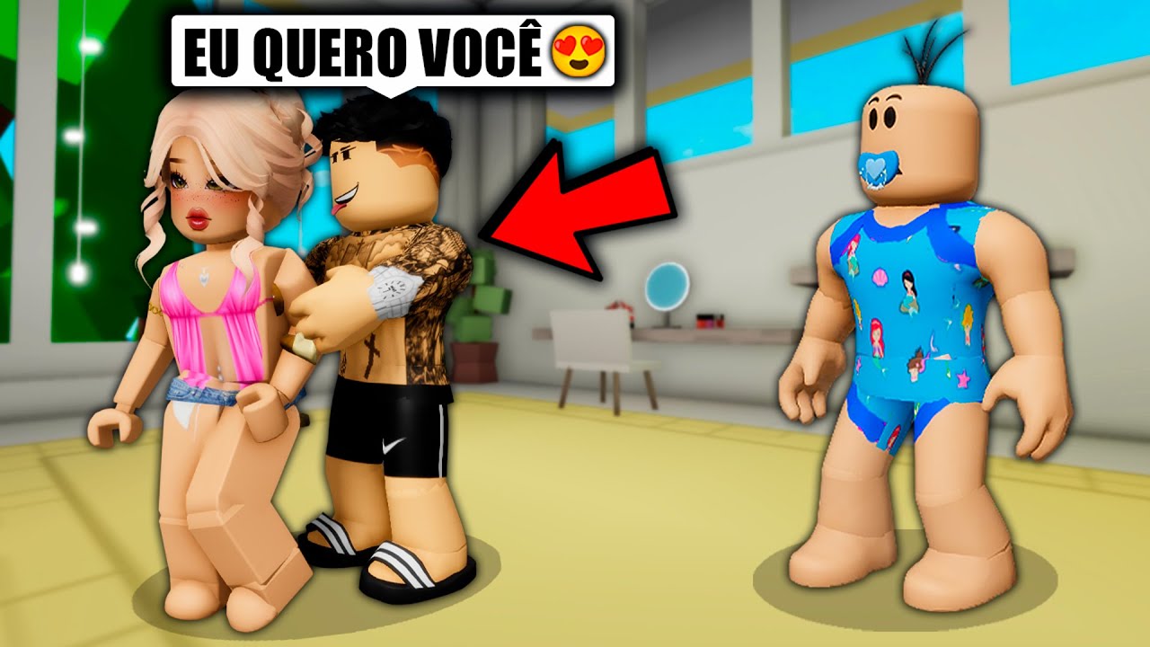 FINGI ser um BEB&Ecirc; para ESPIONAR um CASAL no BROOKHAVEN 😱🔥