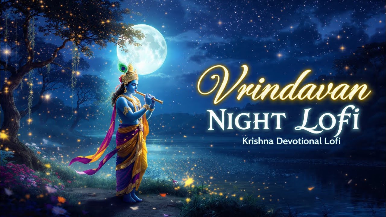Vrindavan Night Lofi 🌙 | Krishna Devotional Lofi | Peaceful Meditation Music 2026 | @AmitPBhatti 