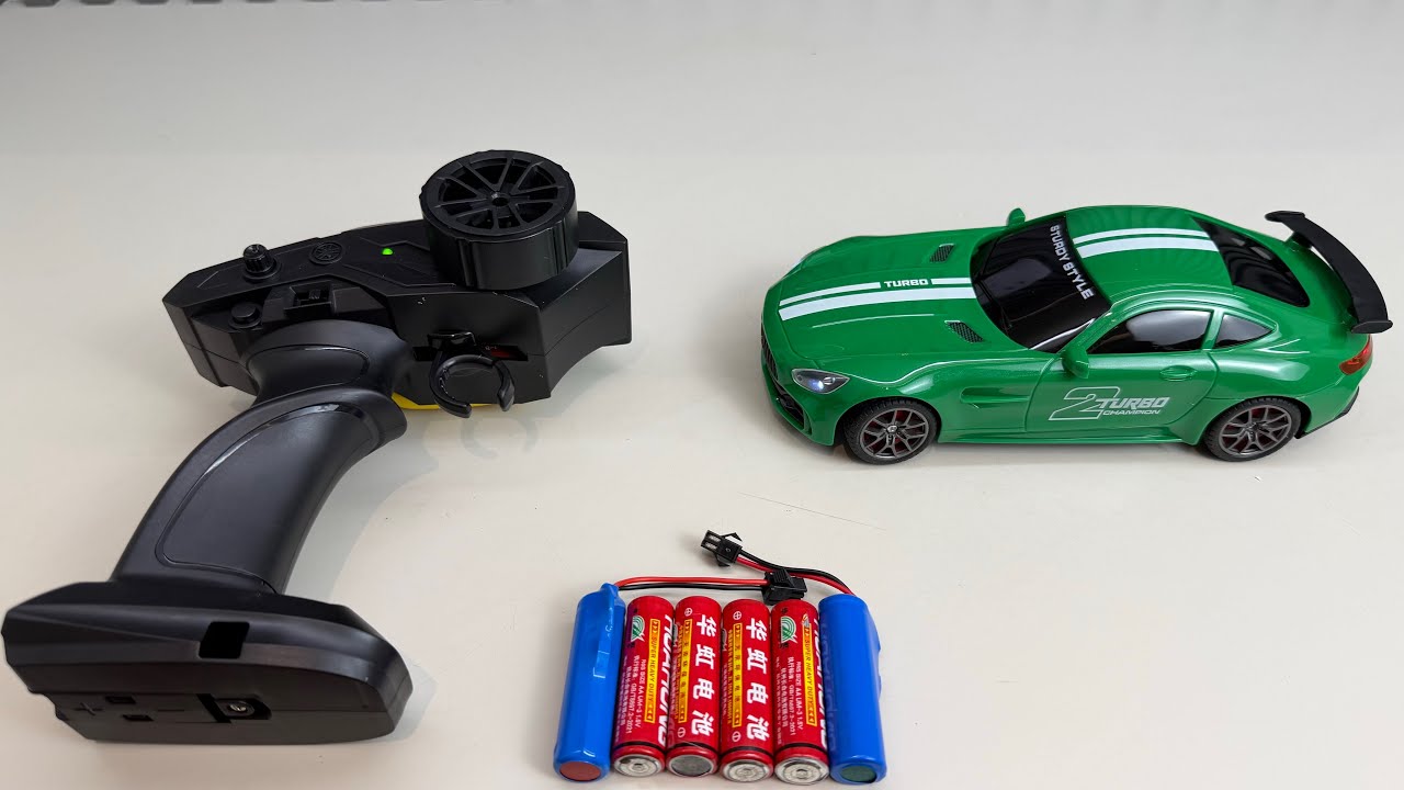 Unboxing RC BMW model car, RC pet model stunt car, electric shark model car, RC mini bus