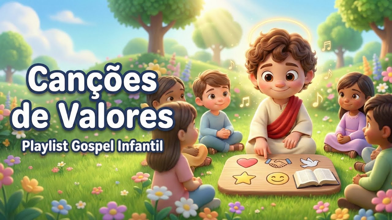 Canções de Valores 🧠 Música Gospel Infantil para Crianças | BIBLIATOON