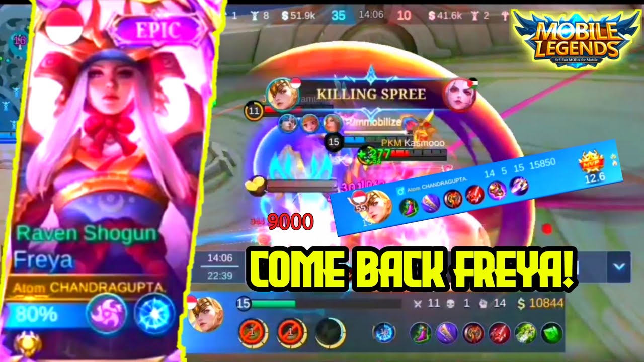 BUILD FREYA TERBARU EXPLANE - META BARU ? FREYA COMEBACK DENGAN DAMAGE GILA ~ mlbb #alice