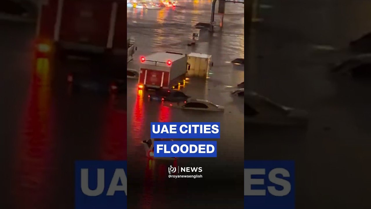 🌧️ 🇦🇪 Massive rain sweeps across UAE; floods Dubai and Sharjah