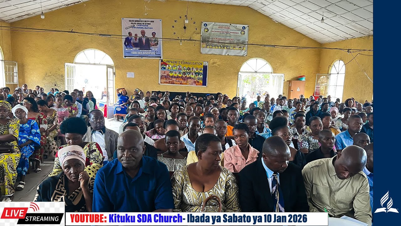 En Direct. Kituku SDA Church- Karibu kushirikia Sabato ya leo tarehe 10 Jan 2026