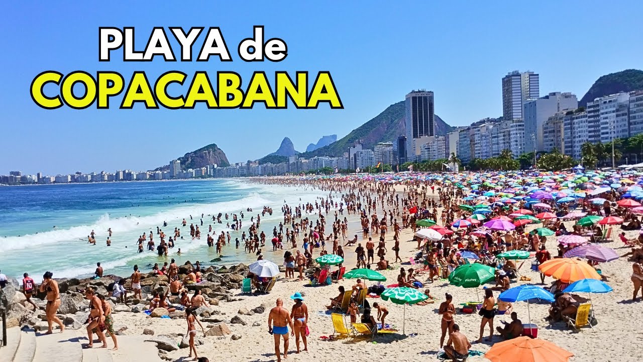 ⚠️ Es PELIGROSO? Caminando X la PLAYA de COPACABANA en RIO de JANEIRO!
