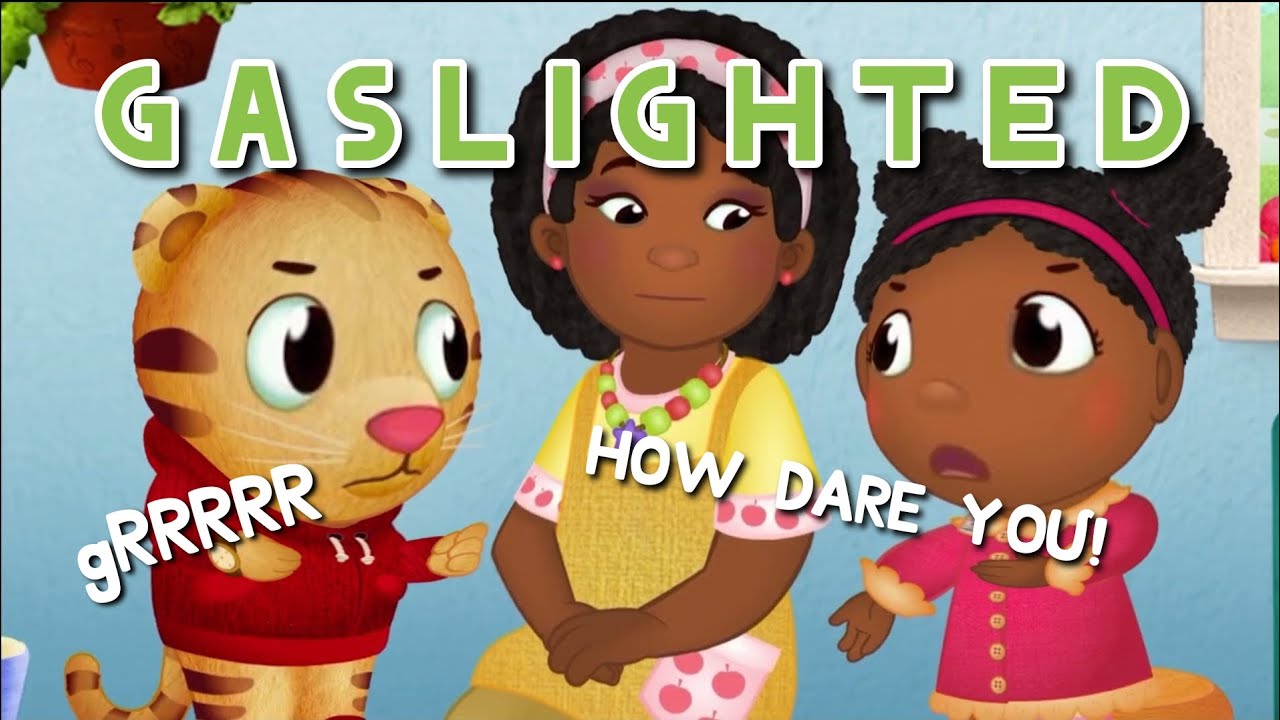 Miss Elaina dealing with Daniel Tiger and the other haters for like 8 minutes straight 🐯
