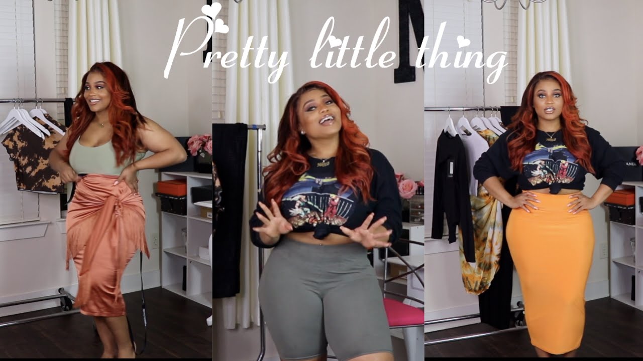 CALLING ALL MY THICK BABES !!!PRETTY LITTLE THING TRY ON HAUL