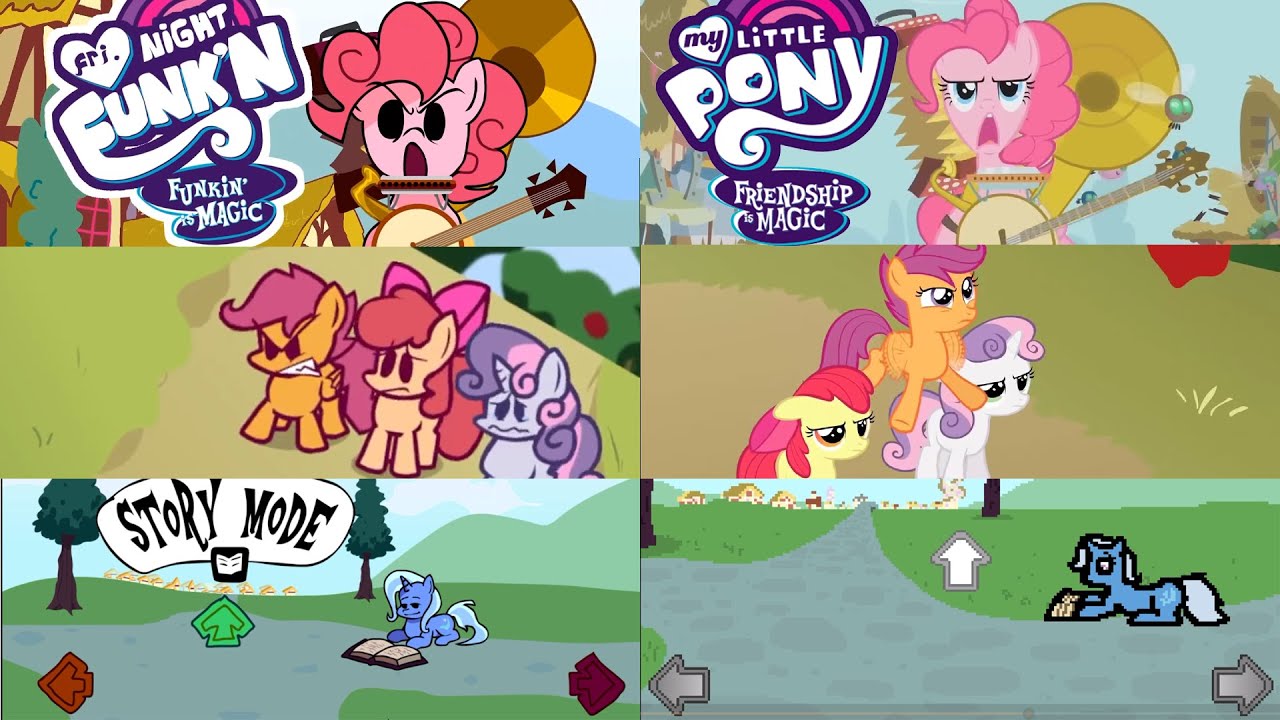 FUNKIN' IS MAGIC - Comparison with My little pony/Reference.