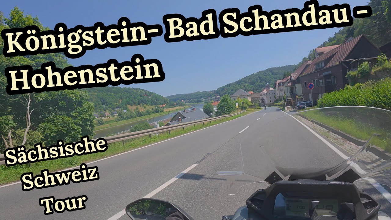 Königstein - Bad Schandau - Hohenstein * Sächsische Schweiz Tour * Yamaha Tricity 300