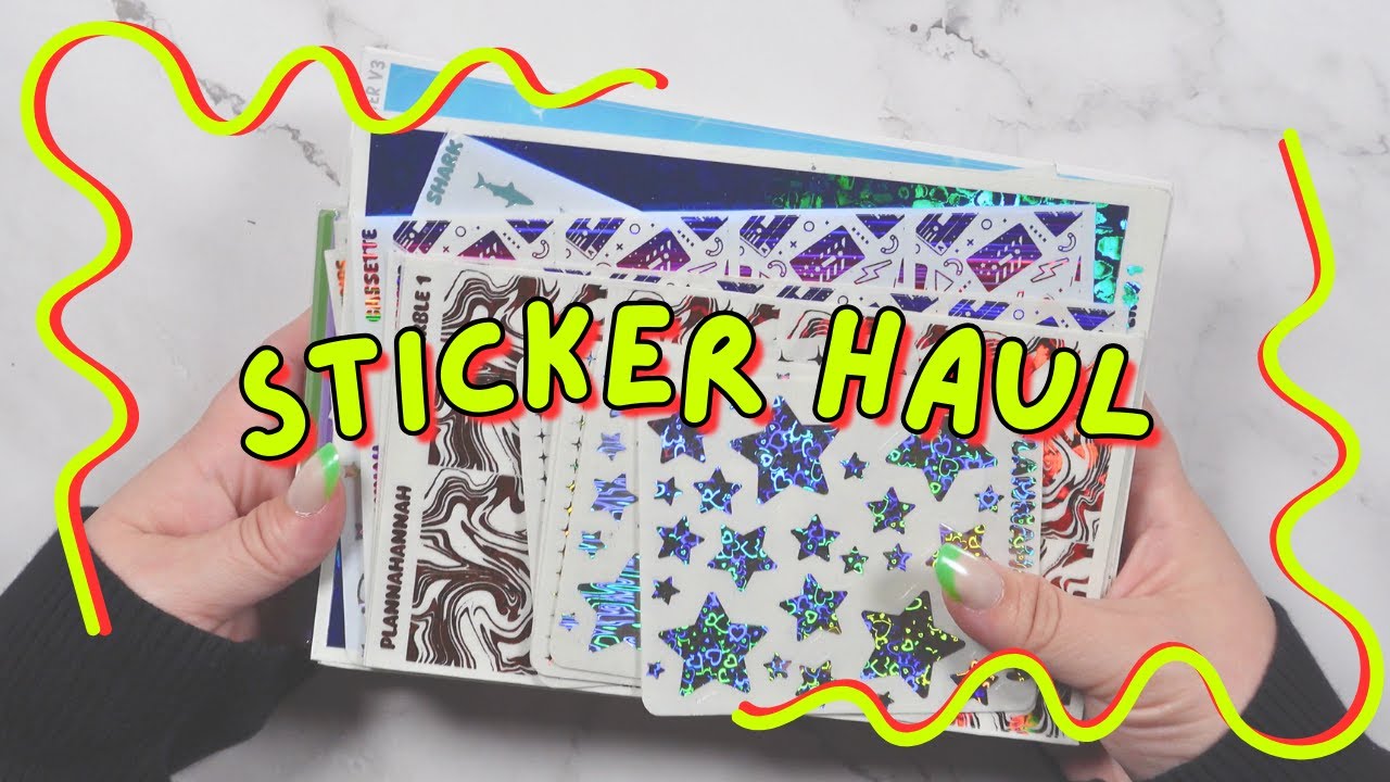 Planner Sticker Haul 🪩✨