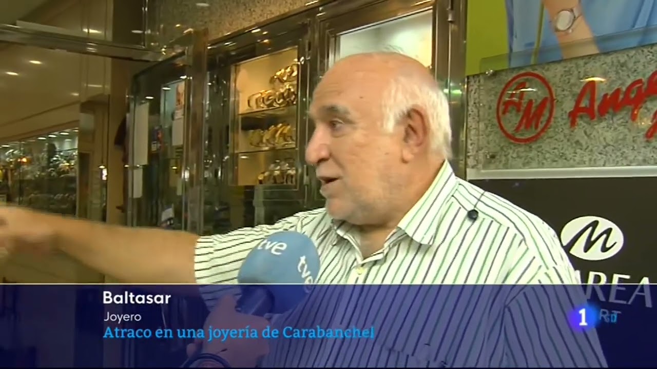 Atraco en una joyería de Carabanchel | TD Territorial de Madrid TVE