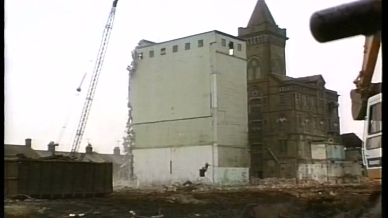 Paines Mill and Brewery St Neots Demolition May 1994