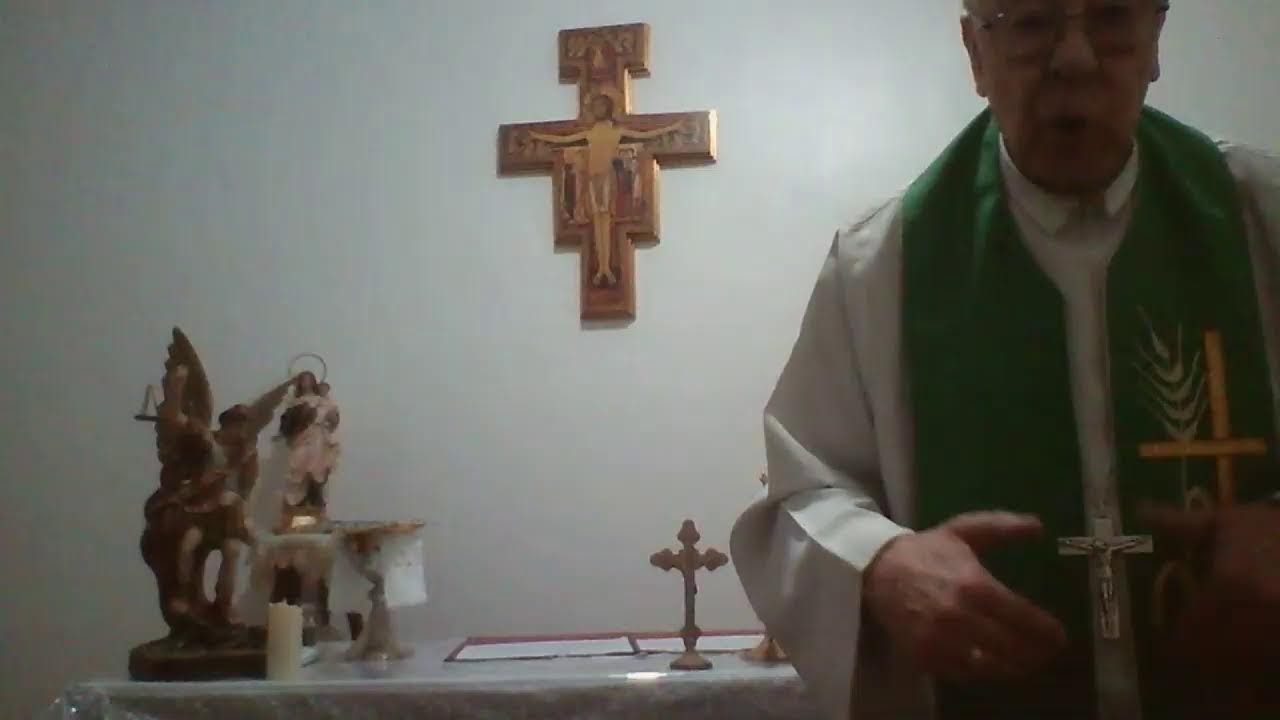 Santa Missa e ora&ccedil;&atilde;o da manh&atilde; -  25&ordf; semana do Tempo Comum