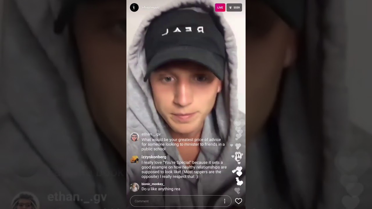 NF Instagram Livestream - 10/07/2017