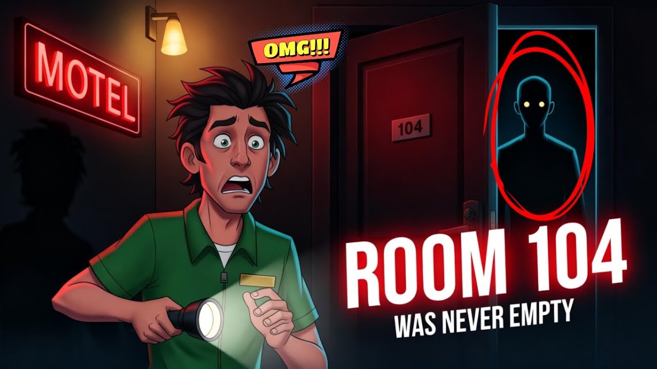 I Took a Night Shift at a Motel… But Room 104 Was Never Empty | Scary Horror Story