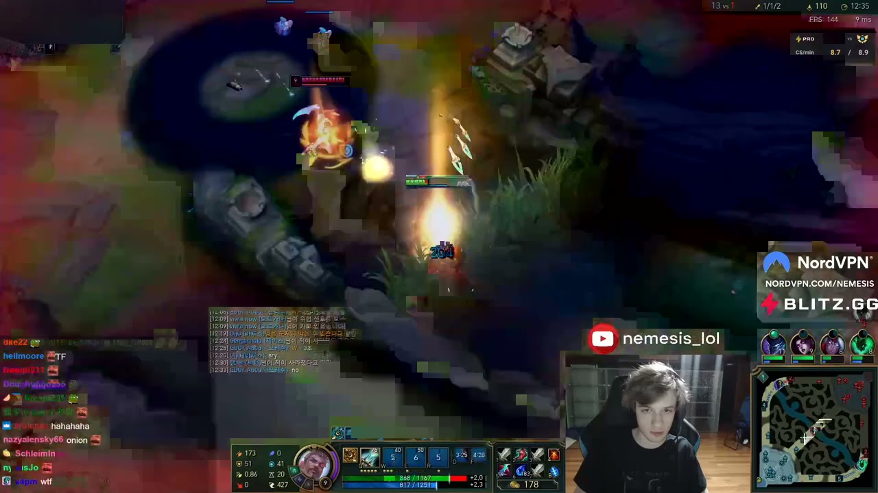 Nemesis gets outplayed by korean Akali