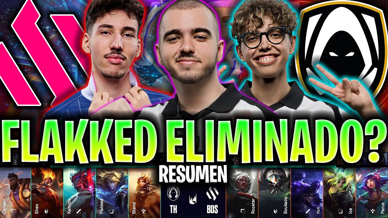 FLAKKED ESTÁ ELIMINADO DE LA LEC? 😱SERIE DE INFARTO!🔥 - BDS vs TH Resumen LEC 2025 ESPAÑOL KNEKRO