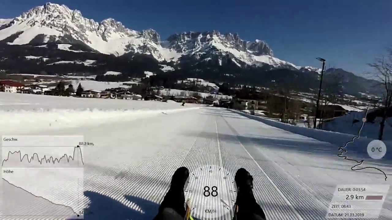 Rodeln am Astberg in Going / Elmau 21.03.2019
