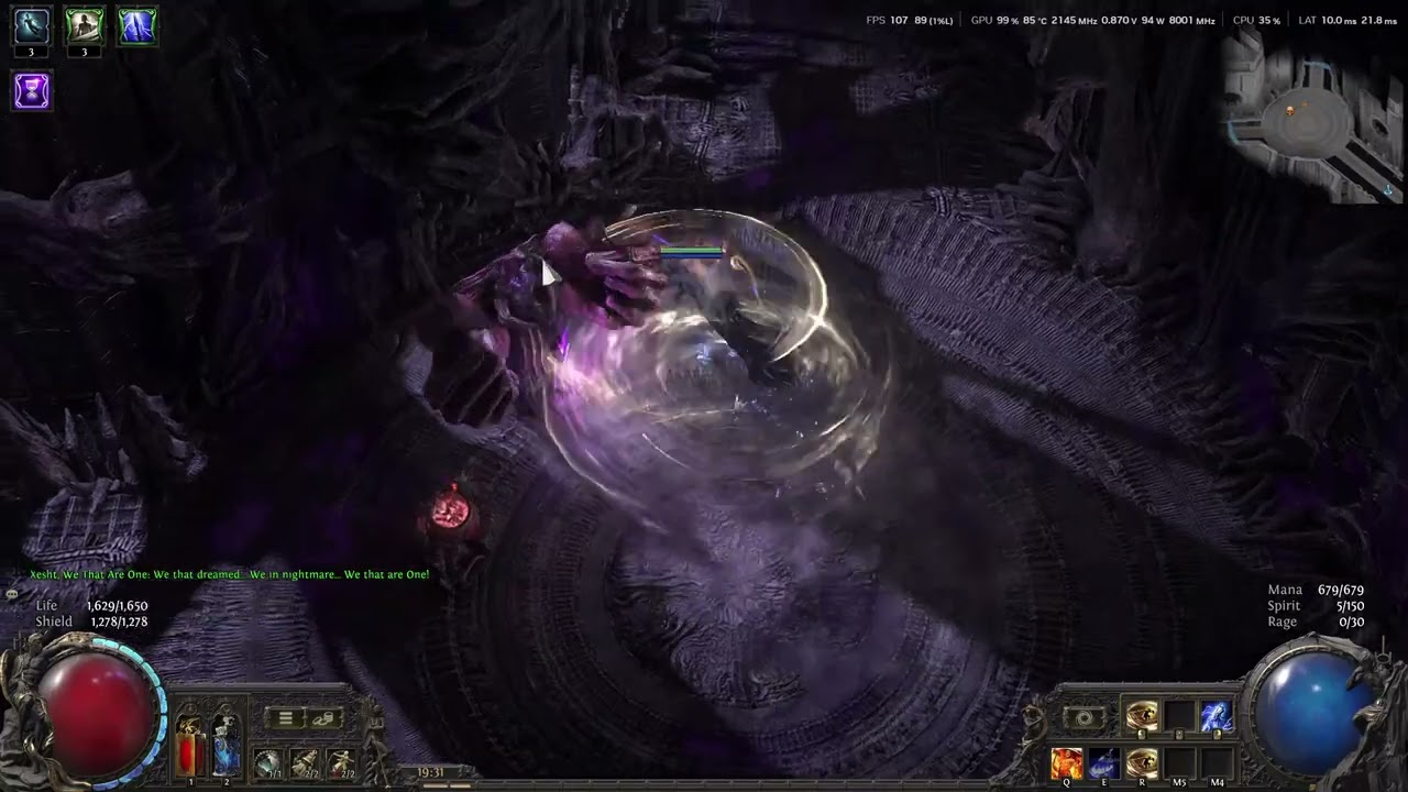 Merciless Lv.82 Xesht Damage test after Build upgrade (PoE 2 0.4 Fate of the Vaal)