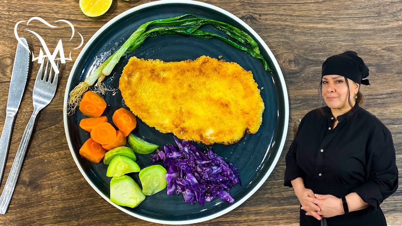 Как приготовить вкусный куриный шницель Популярная немецкая еда, быстрая, вкусная и богатая белком!