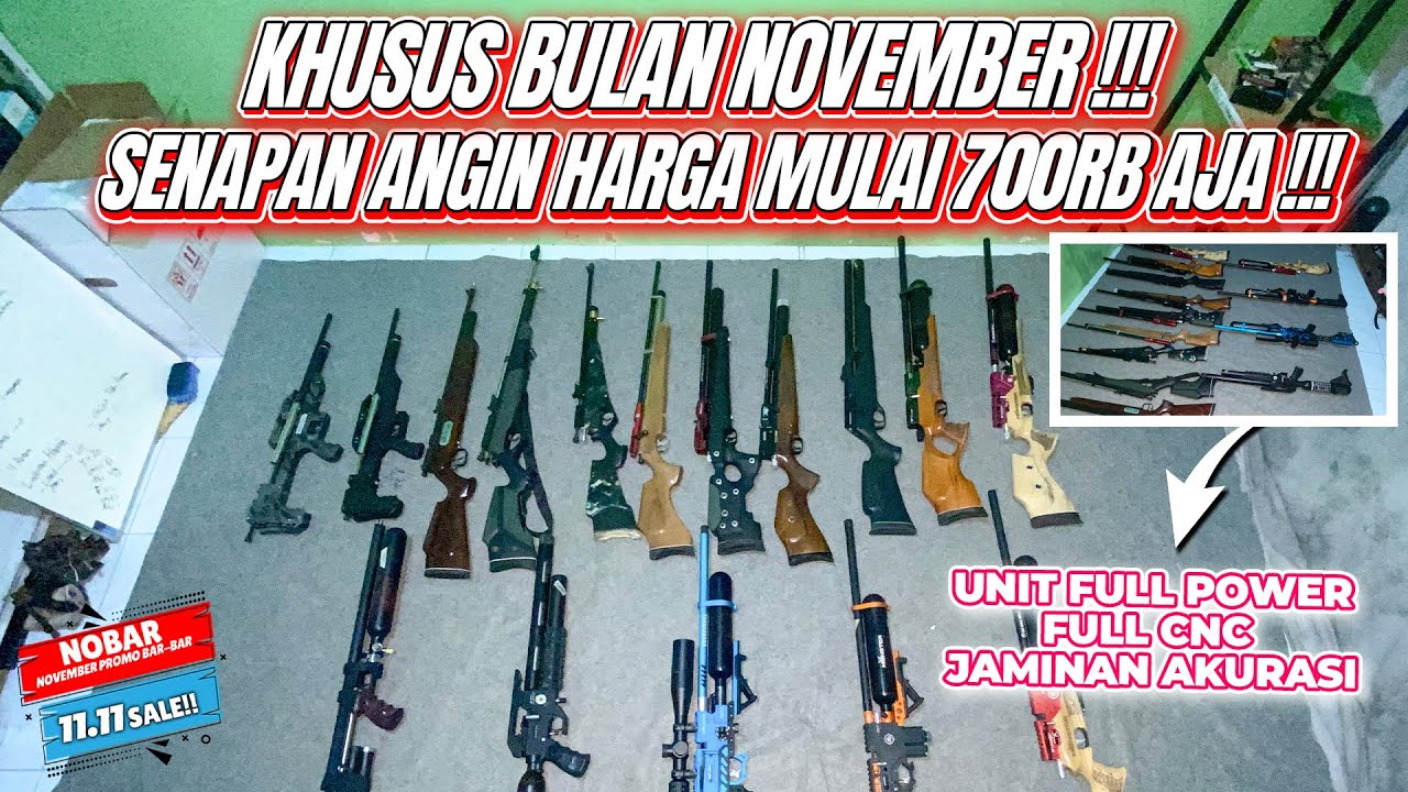 BEGINNING OF THE MONTH ONLY ‼️AIR RIFLES FROM 700K, MOST SELLING AND SEARCHED IN 2025!!