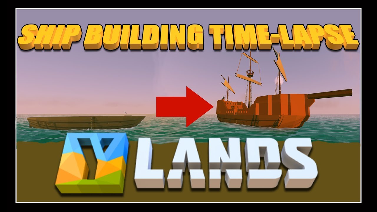 Ylands ep. 3.5: Pirate Ship Building Time-Lapse