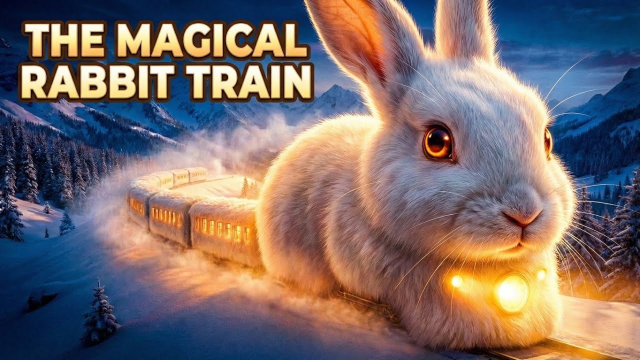The Magical Rabbit Train Journey | A Cozy Cinematic Story ❄️🚆