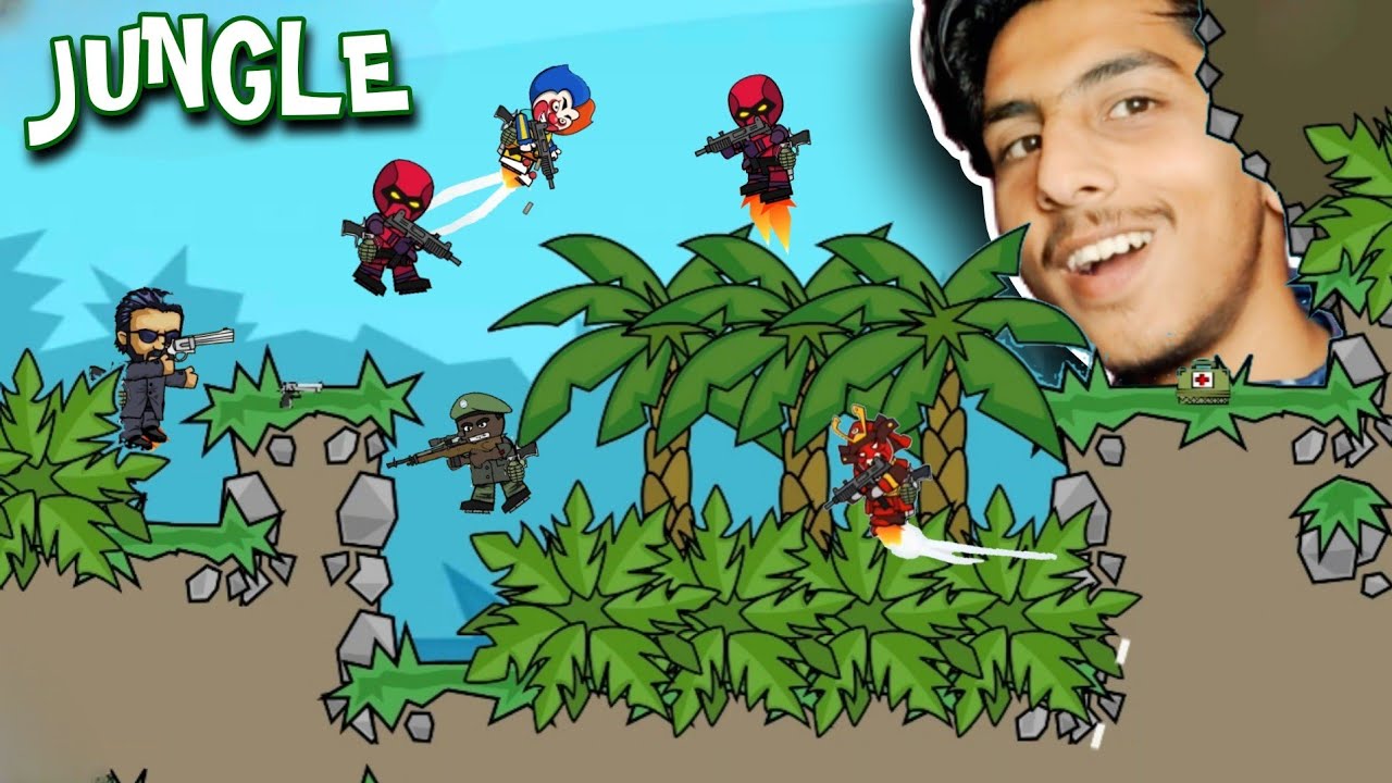 Mini Militia Jungle Map Gameplay After A Long Time 😍
