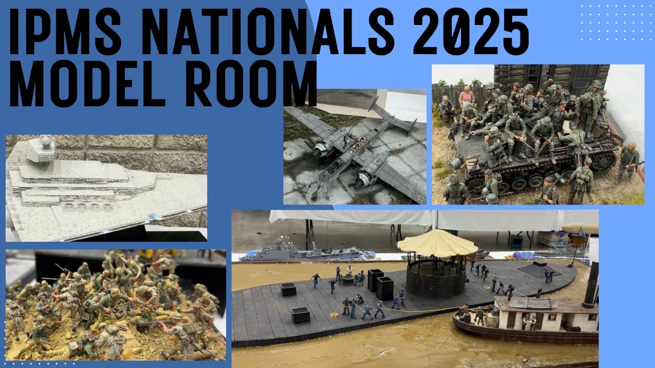 IPMS NATIONALS 2025 MODEL SHOW ROOM ( BIGGEST MODEL SHOW IN THE U.S.)