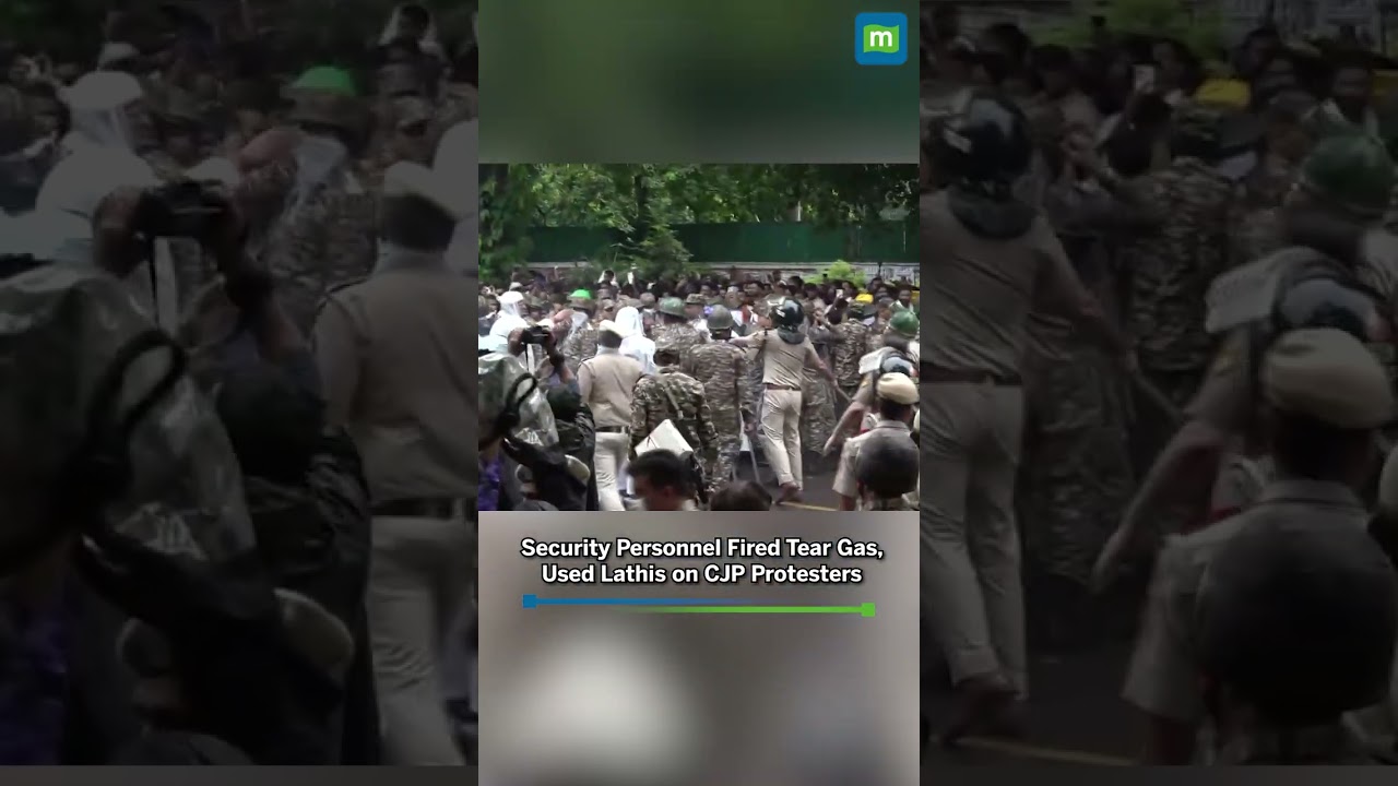 Police Crackdown on CJP&rsquo;s March Towards Parliament, Tear Gas Fired at Protesters