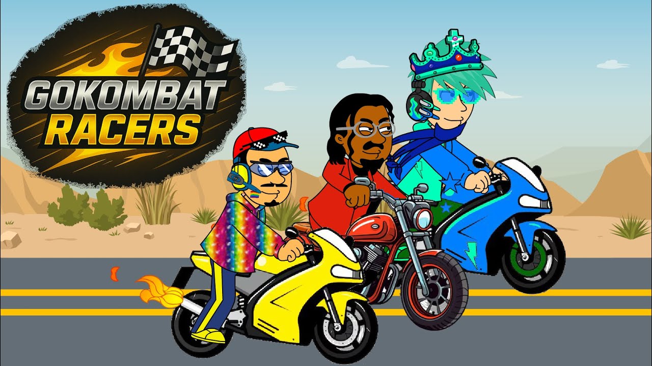 GoKombat Racers: 3 Shorts Combined | Advanced Semi-Real Motor-Bikes