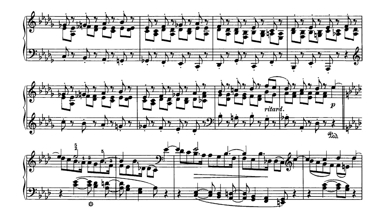 Schumann  - 4 Nachtstücke, op. 23 (Audio+Sheet) [Gilels]