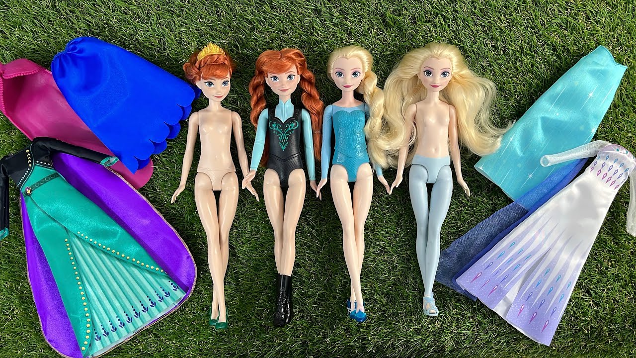 Soothing ASMR Disney Princess Doll Collection ❄️ Frozen & More | Mattel