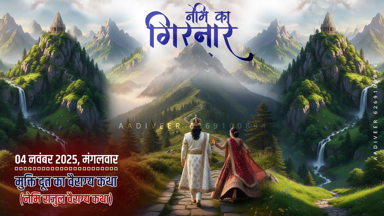 मुक्तिदूत नेमिनाथ वैराग्य। गिरनार प्रस्थान व मोक्ष कथा। डॉ अभिषेक डॉ आशीष जैन सगरा वाले दमोह द्वारा