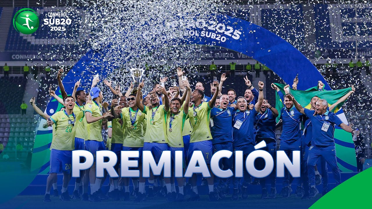 PREMIACIÓN COMPLETA | BRASIL CAMPEÓN CONMEBOL SUB20 2025