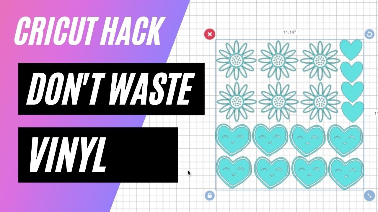 Не тратьте винил зря при работе с плоттером Cricut! Как сделать целый лист наклеек за один раз!