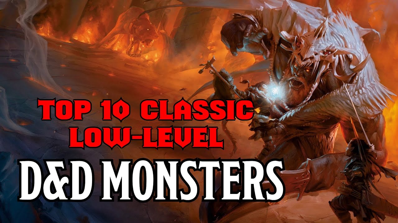 Десять классических низкоуровневых монстров Dungeons & Dragons